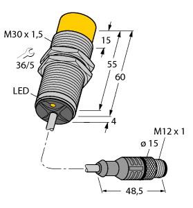 TURCK NI20-M30-VP4X-2-RS4.4T Inductive Sensors