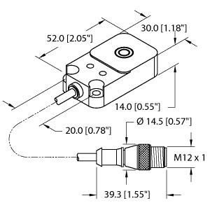TURCK NI20-Q14-AD4X-0.2-RS4.2T Inductive Sensors