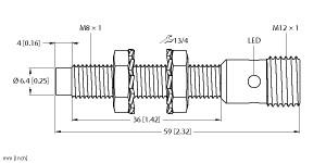 TURCK NI3-EG08-AN6X-H1341 Inductive Sensors
