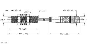 TURCK NI3-EG08-AP6X-0.2-PSG3M Inductive Sensors