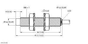 TURCK NI3-EG08-AP6X Inductive Sensors