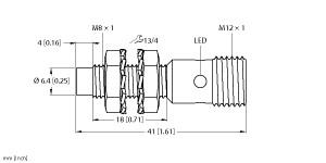 TURCK NI3-EG08K-AN6X-H1341 Inductive Sensors