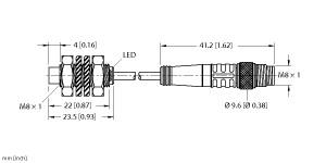 TURCK NI3-EG08K-AP6X-0.2-PSG3M Inductive Sensors