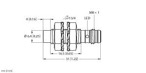 TURCK NI3-EG08K-RP6X-V1131 Inductive Sensors