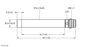 TURCK NI3-EH6.5-AP6X-V1131 Inductive Sensors