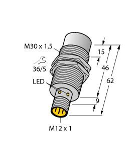 TURCK NI30U-EM30WD-AN6X-H1141 Inductive Sensors