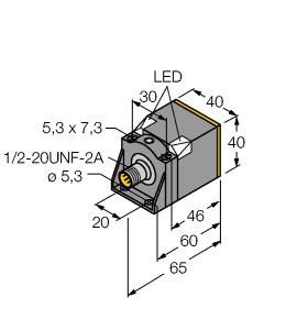 TURCK NI35U-CK40-ADZ30X2-B3131 W/BS4 Inductive Sensors