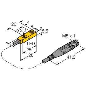 TURCK NI3.5-Q5.5-AP6X-0.5-PSG3M Inductive Sensors