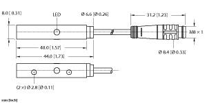 TURCK NI4U-Q8SE-AP6X-0.2-PSG3 Inductive Sensors