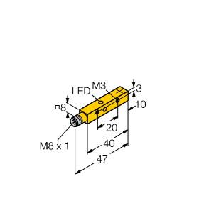 TURCK NI4U-Q8SE-AP6X-V1131 Inductive Sensors