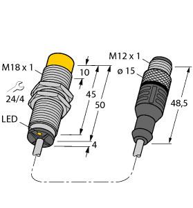 TURCK NI8-M18-VP4X-0.2-RS4.4T Inductive Sensors