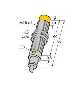 TURCK NI8-M18T-AZ3X Inductive Sensors
