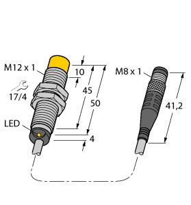 TURCK NI8U-M12-AP6X-0.2-PSG3M Inductive Sensors