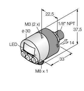 TURCK PK010R-N14AL-2UP8X-V1141 Pressure Sensors