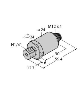 TURCK PT1000PSIG-2003-I2-H1141 Pressure Sensors