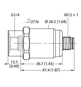TURCK PT10R-1001-IOL-H1141 Pressure Sensors