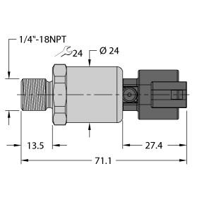 TURCK PT200PSIG-1103-U6-DT043P Pressure Sensors
