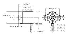 TURCK 100012064 / REI-E-112I8E-2B2500-C Encoder Sensors