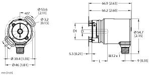 TURCK 100018246 / REM-191BA0E-IOL32B-H1141 Encoder Sensors