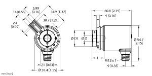 TURCK 100018250 / REM-191BA0T-IOL32B-H1141 Encoder Sensors