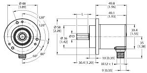 TURCK 100021186 / REM-E-195T10C-IOL32B-H1141 Encoder Sensors