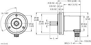 TURCK 100021183 / REM-E-195T6S-IOL32B-H1141 Encoder Sensors