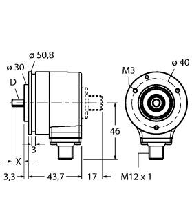 TURCK 1545772 / RI-10T10Z2-2K500-H1181 Encoder Sensors