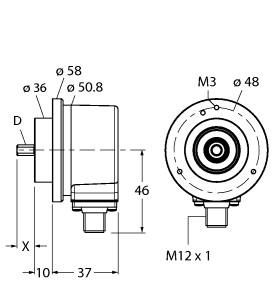 TURCK 1545663 / RI-10TA1C-2K5000-H1181 Encoder Sensors