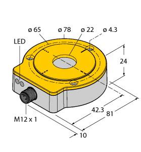 TURCK 1590976 / RI360P0-QR24M0-ELIU5X2-H1151/S1321 Encoder Sensors