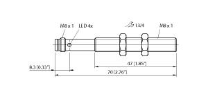 TURCK RU10U-M08-UN8X-V1141 Ultrasonic Sensors