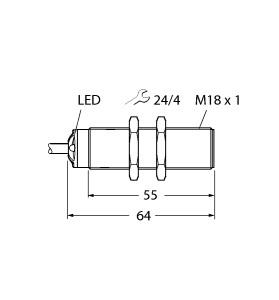 TURCK RU50U-S18-AN8X Ultrasonic Sensors