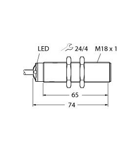 TURCK RU50U-S18-LI8X Ultrasonic Sensors