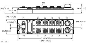 TURCK TBIP-L4-4FDI-4FDX Block-IO