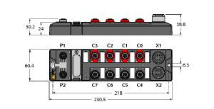 TURCK TBIP-L4-FDIO1-2IOL Block-IO