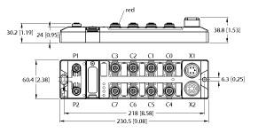 TURCK TBIP-L5-4FDI-4FDX Block-IO