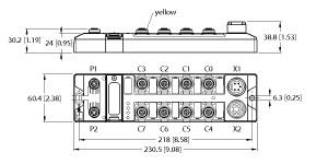 TURCK TBPN-L5-4FDI-4FDX Block-IO