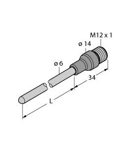 TURCK 9910646 / TP-206A-CF-H1141-L050 Temperature Sensors