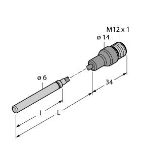 TURCK 9910480 / TP-306A-CF-H1141-L2000 Temperature Sensors