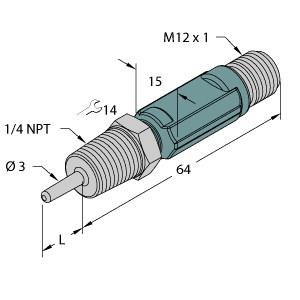 TURCK 9910665 / TTM100C-103A-N1/4-LI6-H1140-L013 Temperature Sensors